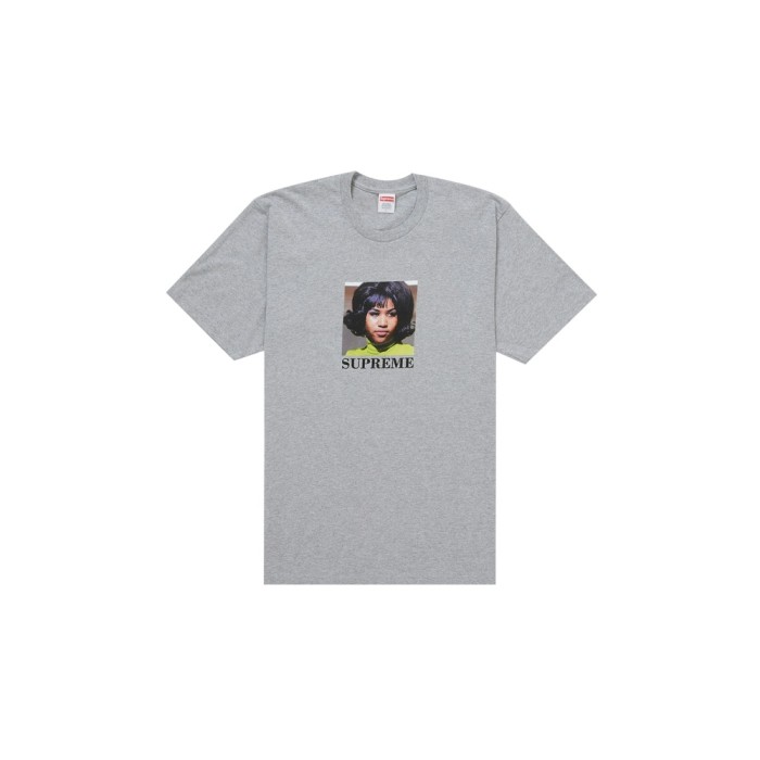 Supreme Aretha Tee Heather Grey Supreme Aretha Tee Heather Grey