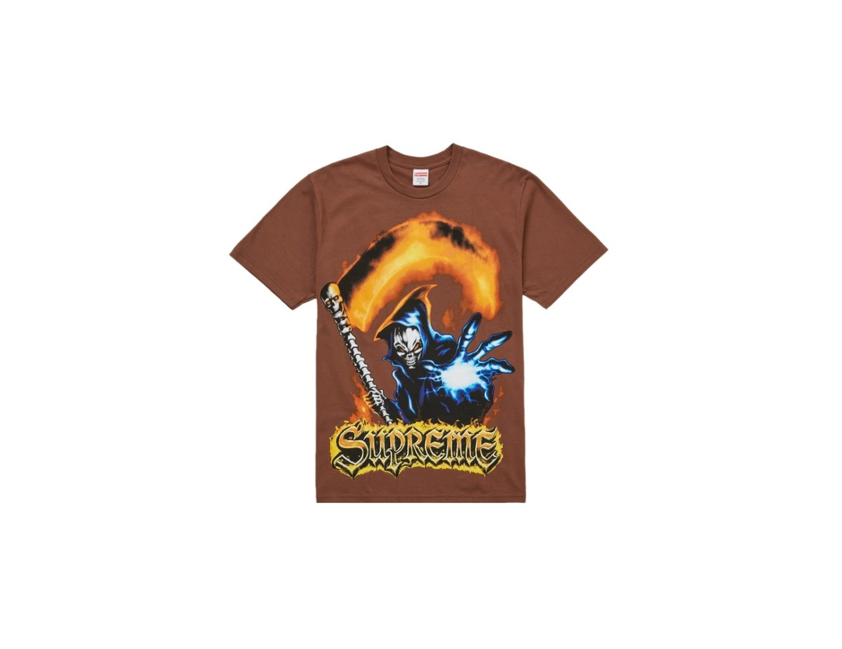 Supreme Grim Reaper Tee Brown Supreme Grim Reaper Tee Brown