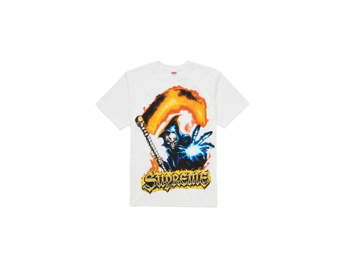Supreme Grim Reaper Tee White Supreme Grim Reaper Tee White