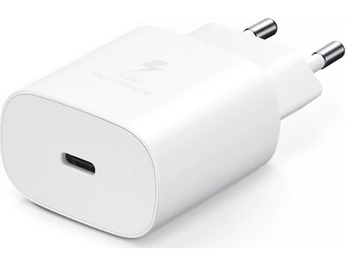 Samsung Φορτιστής Χωρίς Καλώδιο με Θύρα USB-C 25W Power Delivery Λευκός (EP-TA800E Bulk)