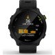 Garmin Forerunner 55 42mm Αδιάβροχο Smartwatch με Παλμογράφο (Black)