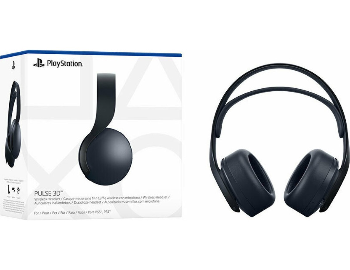 Sony PlayStation 5 Pulse 3D Wireless Over Ear Gaming Headset με σύνδεση 3.5mm / USB Midnight Black Sony PlayStation 5 Pulse 3D Wireless Over Ear Gaming Headset με σύνδεση 3.5mm / USB Midnight Black