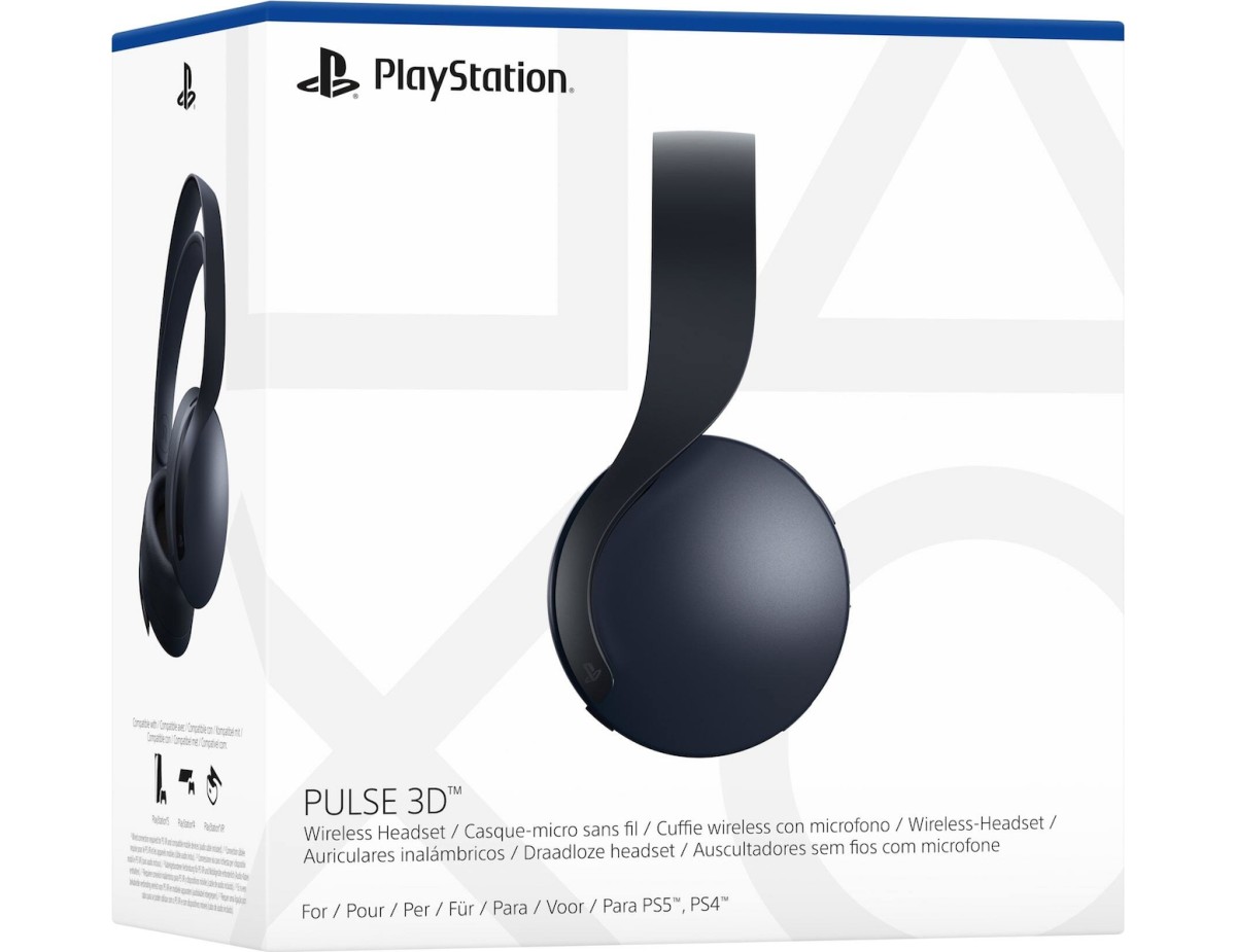 Sony PlayStation 5 Pulse 3D Wireless Over Ear Gaming Headset με σύνδεση 3.5mm / USB Midnight Black Sony PlayStation 5 Pulse 3D Wireless Over Ear Gaming Headset με σύνδεση 3.5mm / USB Midnight Black