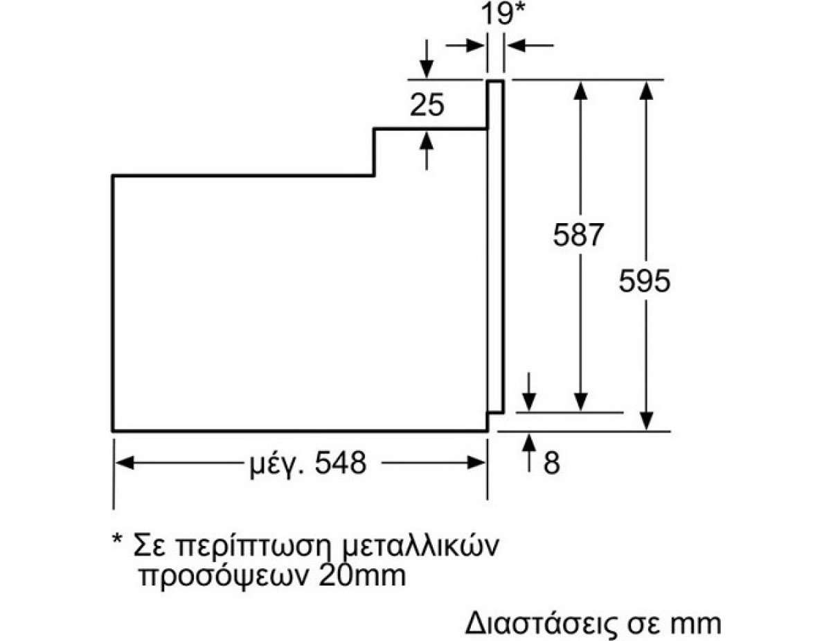 Pitsos PH00M00X1 + CRE645S06 Φούρνος άνω Πάγκου 66lt με Κεραμικές Εστίες Π59.4εκ. Inox