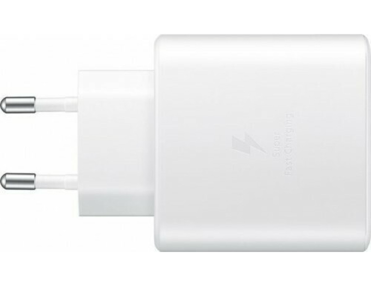 Samsung Φορτιστής Χωρίς Καλώδιο με Θύρα USB-C 45W Λευκός (EP-TA845 Bulk)