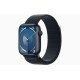 Apple Watch Series 9 Aluminium 45mm Αδιάβροχο με Παλμογράφο (Midnight με Midnight Sport Loop