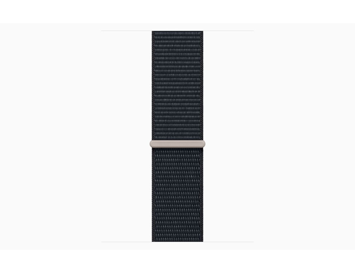 Apple Watch Series 9 Aluminium 45mm Αδιάβροχο με Παλμογράφο (Midnight με Midnight Sport Loop