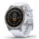 Garmin Epix Pro (Gen 2) Sapphire Edition Titanium 47mm Αδιάβροχο Smartwatch με Παλμογράφο (Whitestone Silicone Band)