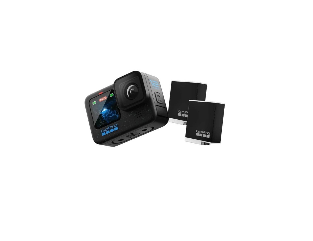 GoPro Hero12 + Accessories Bundle Action Camera 5K Υποβρύχια Μαύρη με Οθόνη