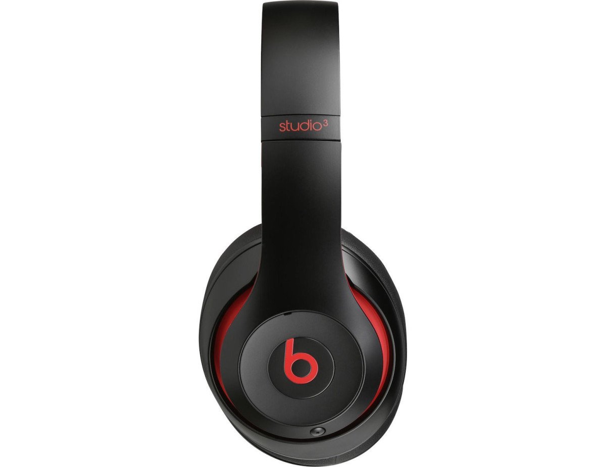 Beats Studio 3 Wireless Bluetooth Headphones (Over Ear) Defiant Black/Red - Decade Collection