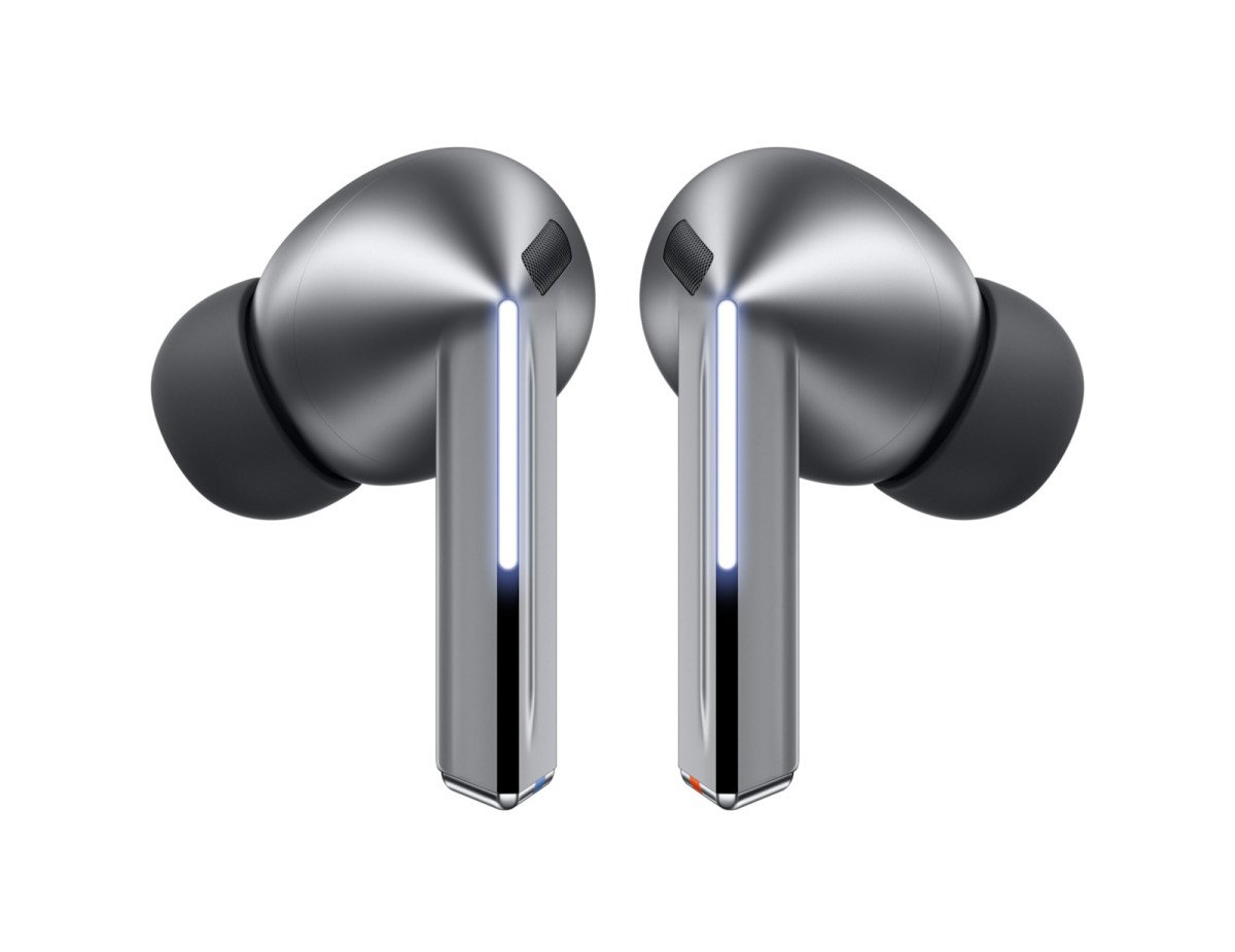 Samsung Galaxy Buds3 Pro Bluetooth Handsfree Ακουστικά με Αντοχή στον Ιδρώτα και Θήκη Φόρτισης Ασημί