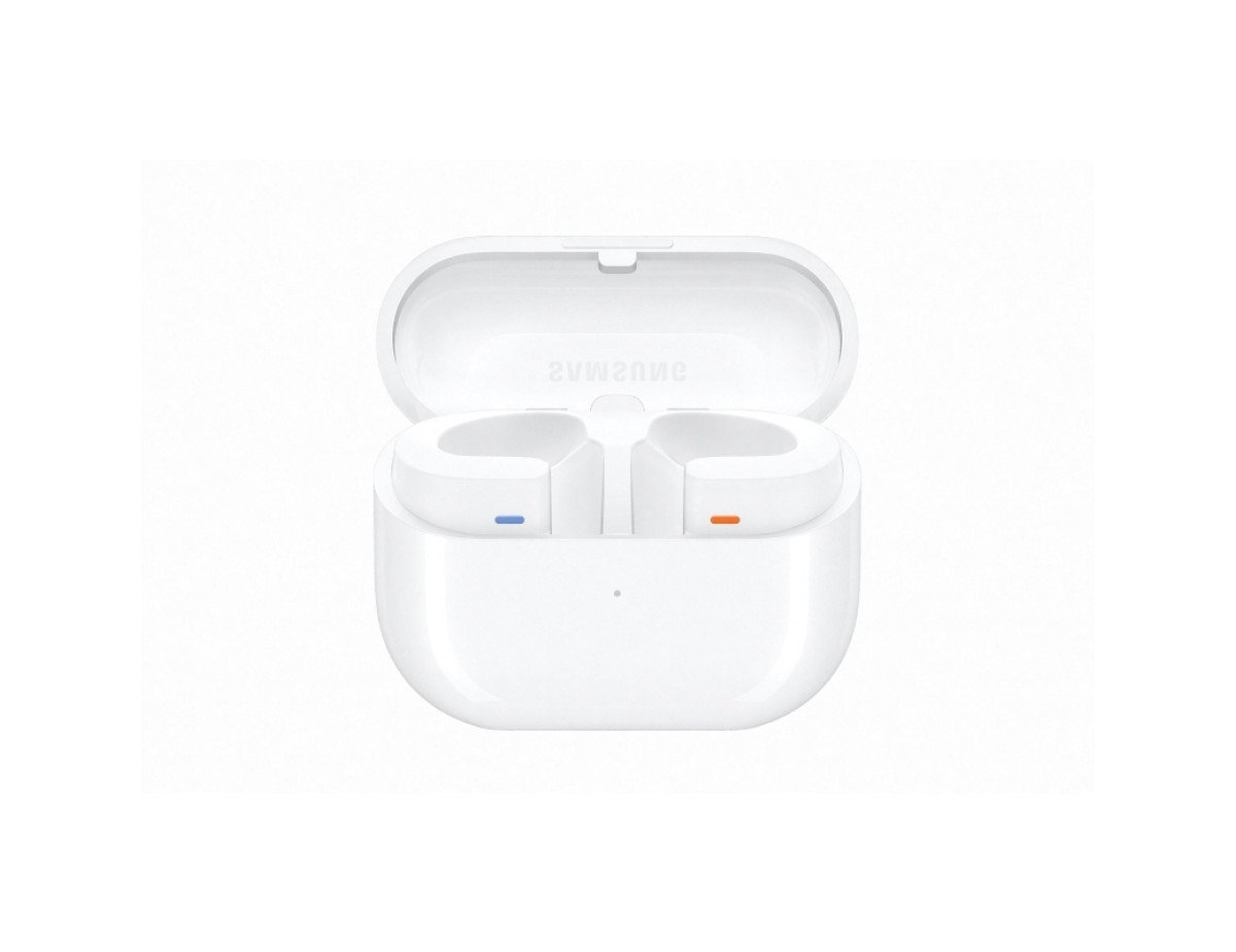 Samsung Galaxy Buds3 Bluetooth Handsfree Ακουστικά με Αντοχή στον Ιδρώτα και Θήκη Φόρτισης Λευκά