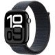 Apple Watch Series 10 Aluminium 42mm Αδιάβροχο με Παλμογράφο (Jet Black με Ink Sport Loop)