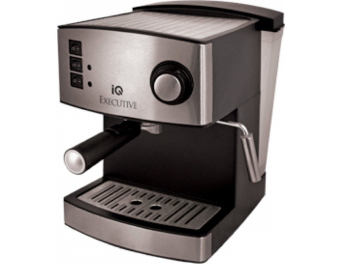 IQ CM-170 EX Μηχανή Espresso 850W Πίεσης 15bar Ασημί