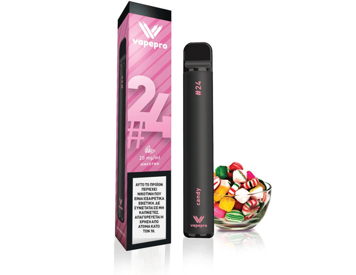 Vapepro Candy Disposable Pen Kit 2ml με Ενσωματωμένη Μπαταρία 20mg