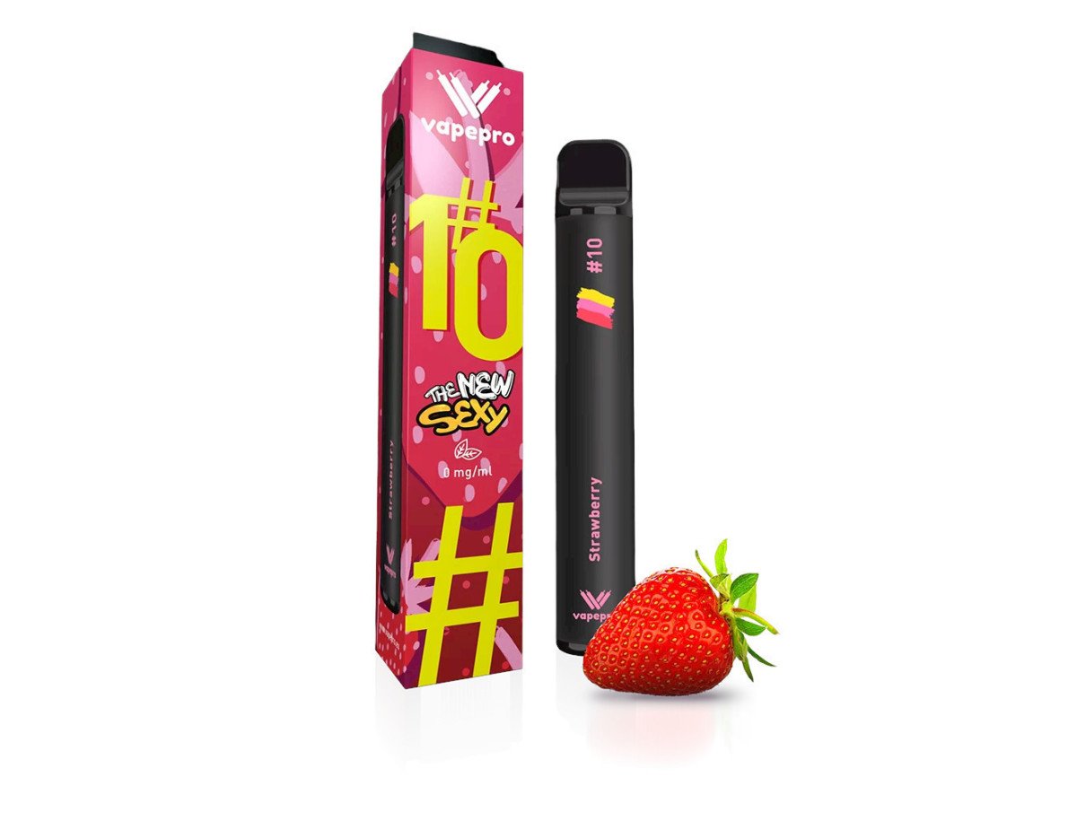 Vapepro Strawberry Fusion Disposable Pen Kit 2ml με Ενσωματωμένη Μπαταρία 0mg