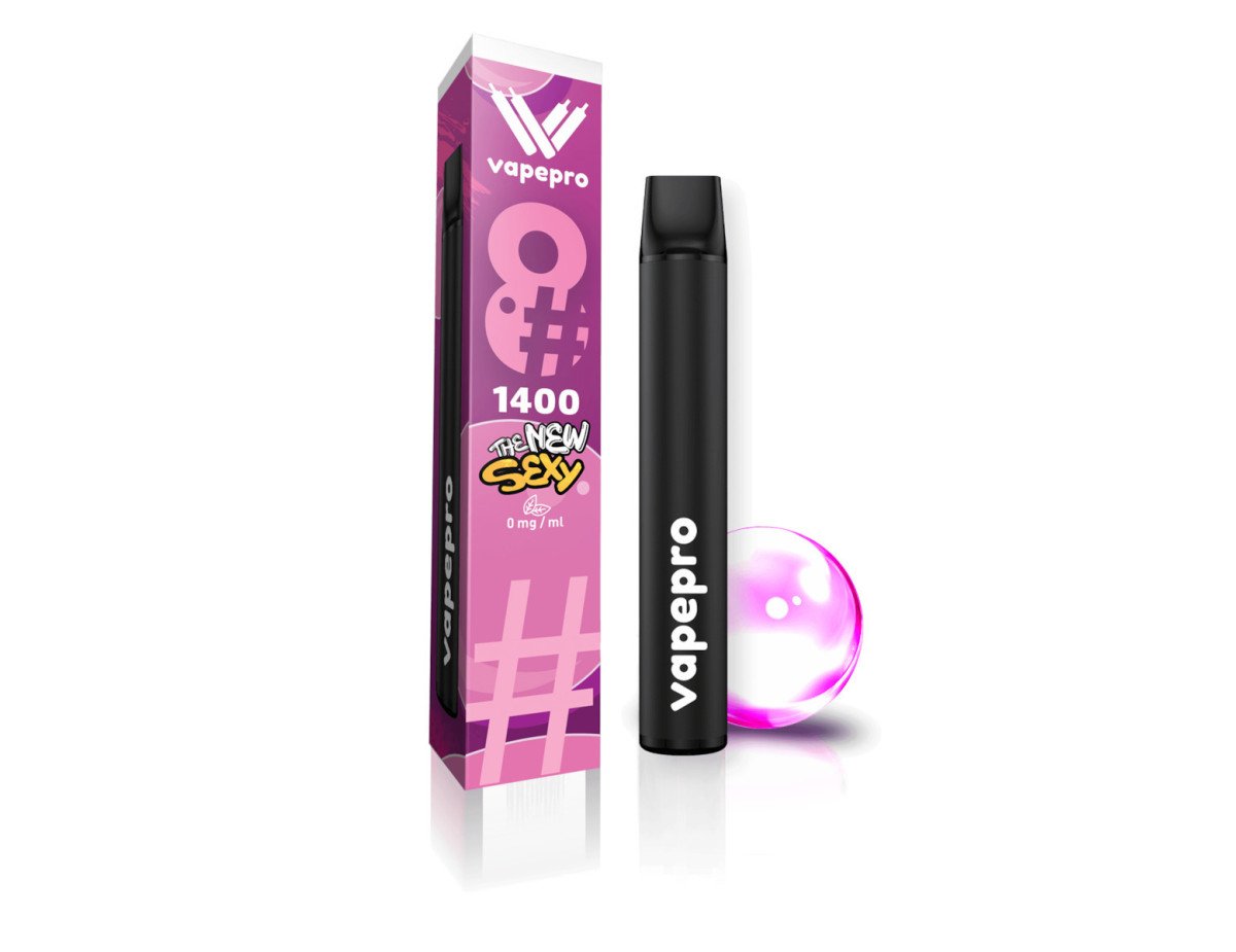 Vapepro Sexy Disposable Pen Kit 4ml με Ενσωματωμένη Μπαταρία 1400 Puffs, 0mg