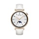 Huawei Watch GT 4 Stainless Steel 41mm Αδιάβροχο με Παλμογράφο (White Leather Strap)