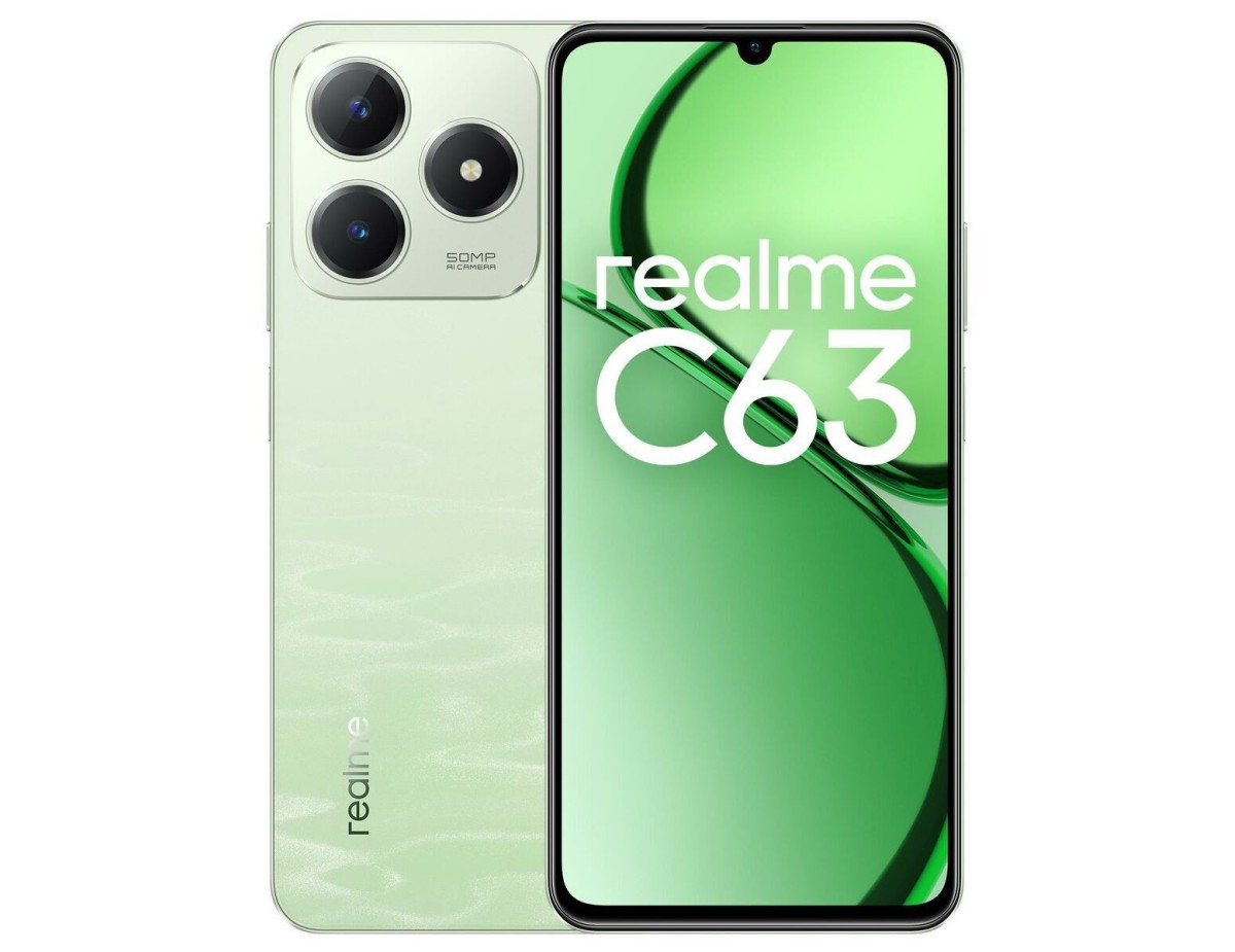 Realme C63 Dual SIM (8GB/256GB) Πράσινο